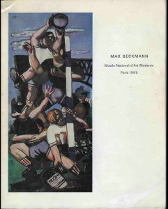Couverture catalogue exposition Max Beckmann