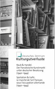 Titel: Schloss Neuschwanstein - Hauptdepot für die vom „Einsatzstab Reichsleiter" in Frankreich und den besetzten Ostgebieten beschlagnahmten Kunstgegenstände, Regale mit Gemälden im Bildermagazin ©Bundesarchiv, Titre: Château de Neuschwanstein – Le dépôt principal des oeuvres d’art spoliées par l’équipe d’intervention du gouverneur du Reich Rosenberg en France et dans les territoires occupés à l’est, étagères remplies de tableaux dans l’entrepôt des peintures ©Archives fédérales.
