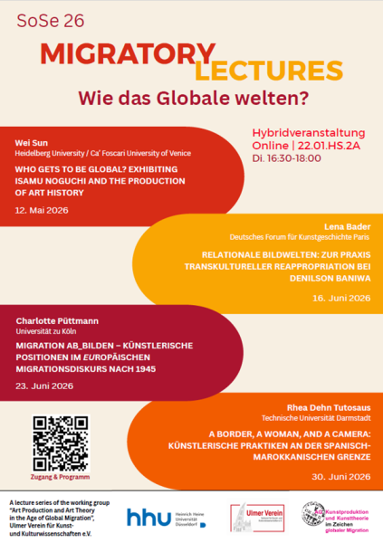 Plakat Migratory Lectures HHU Düsseldorf