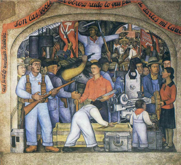 Diego Rivera, En el arsenal