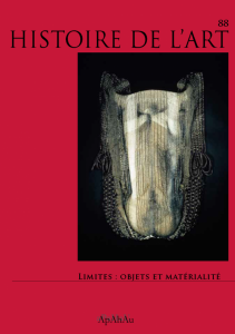 Limites : objets et matérialité (dir. Antonella Fenech Kroke et Dominique de Font-Réaulx)