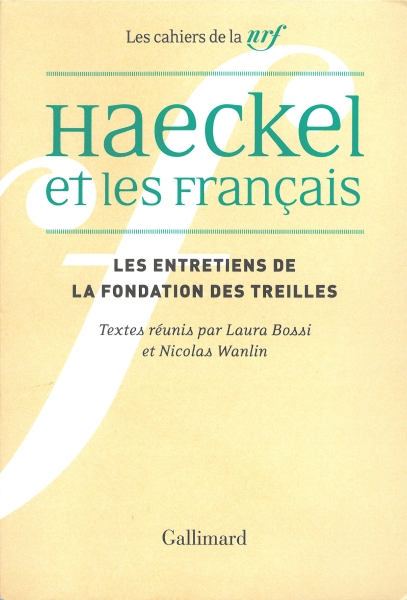 Couverture du livre "Haeckel et les français"