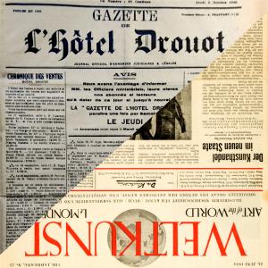 Weltkunst, Vol. VIII, n° 25, 24 juin 1934, 1 et Gazette de l'Hôtel Drouot, Vol. 49, n° 34, 3 Octobre 1940, 1 [extraits]: Design: Amichai Green Grafik
