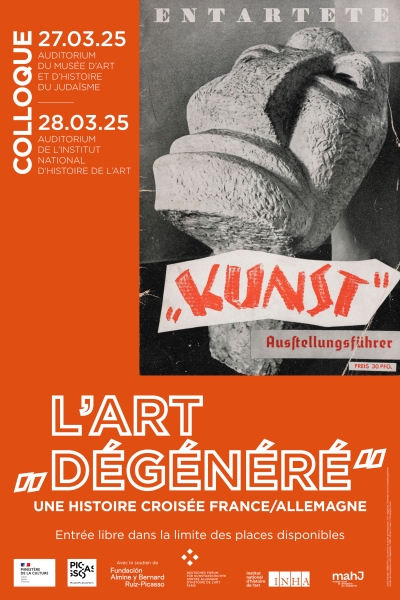 Affiche du colloque "L'art dégénéré"