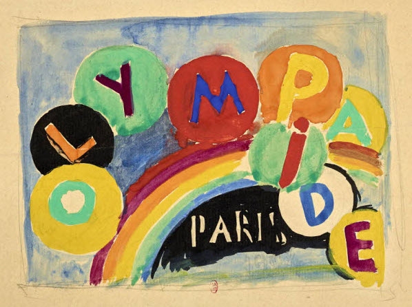 Robert Delaunay, Olympiade Paris, 1923, images.bnf.fr/#/detail/723760/18