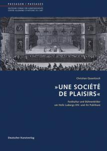 Coverabbildung »Une société de plaisirs«