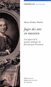 Couverture "Juger des arts en musicien"