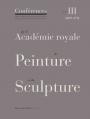 Buchcover »Conférences de l'Académie Royale de Peinture et de Scuplture 1699-1711«