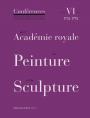 Coverabbildung »Conférences de l’Académie Royale de Peinture et de Sculpture, 1752-1792«